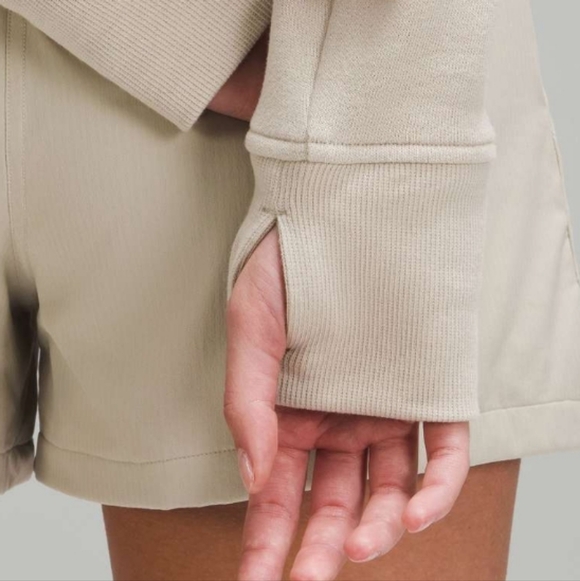 Lululemon Scuba Full-Zip Cropped Hoodie- Mojave Tan Size 6 - Picture 5 of 12